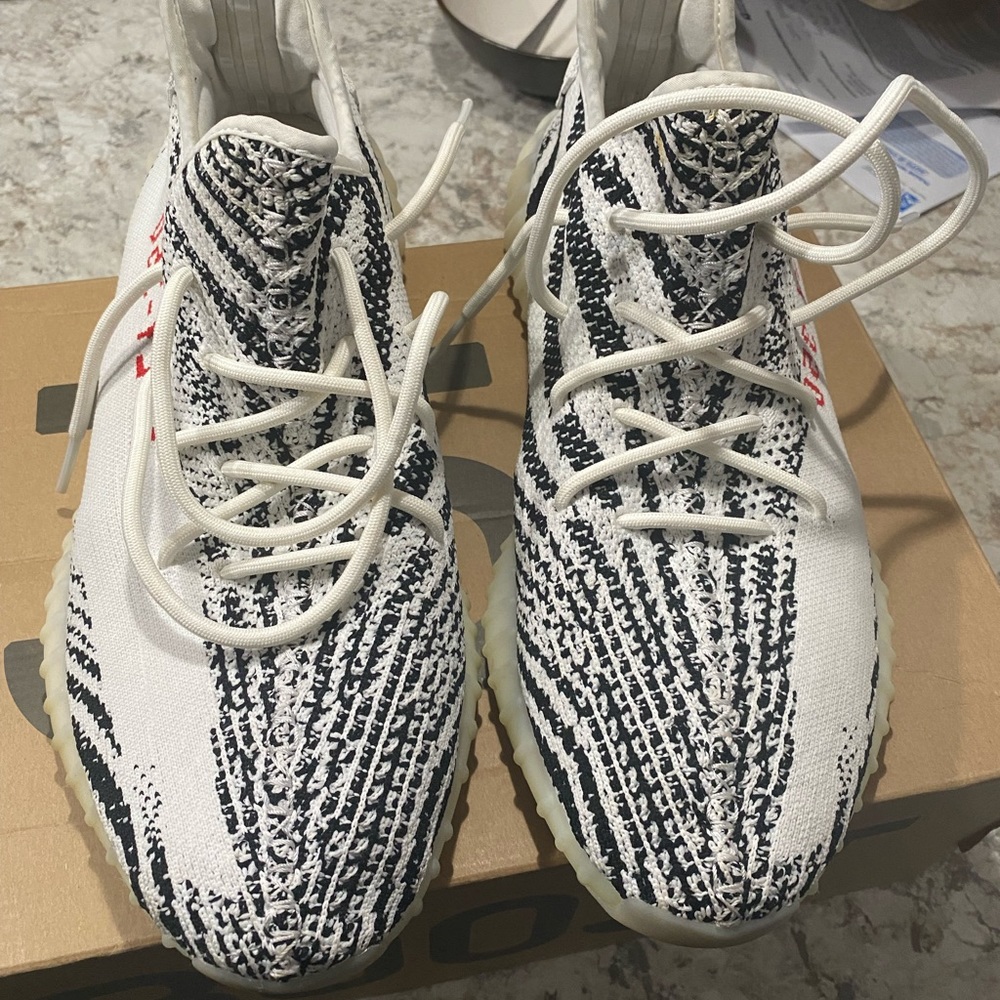 Adidas Yeezy Boost 350 V2 Zebra Size 14